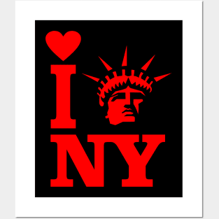 i love new york Statue of Liberty Posters and Art